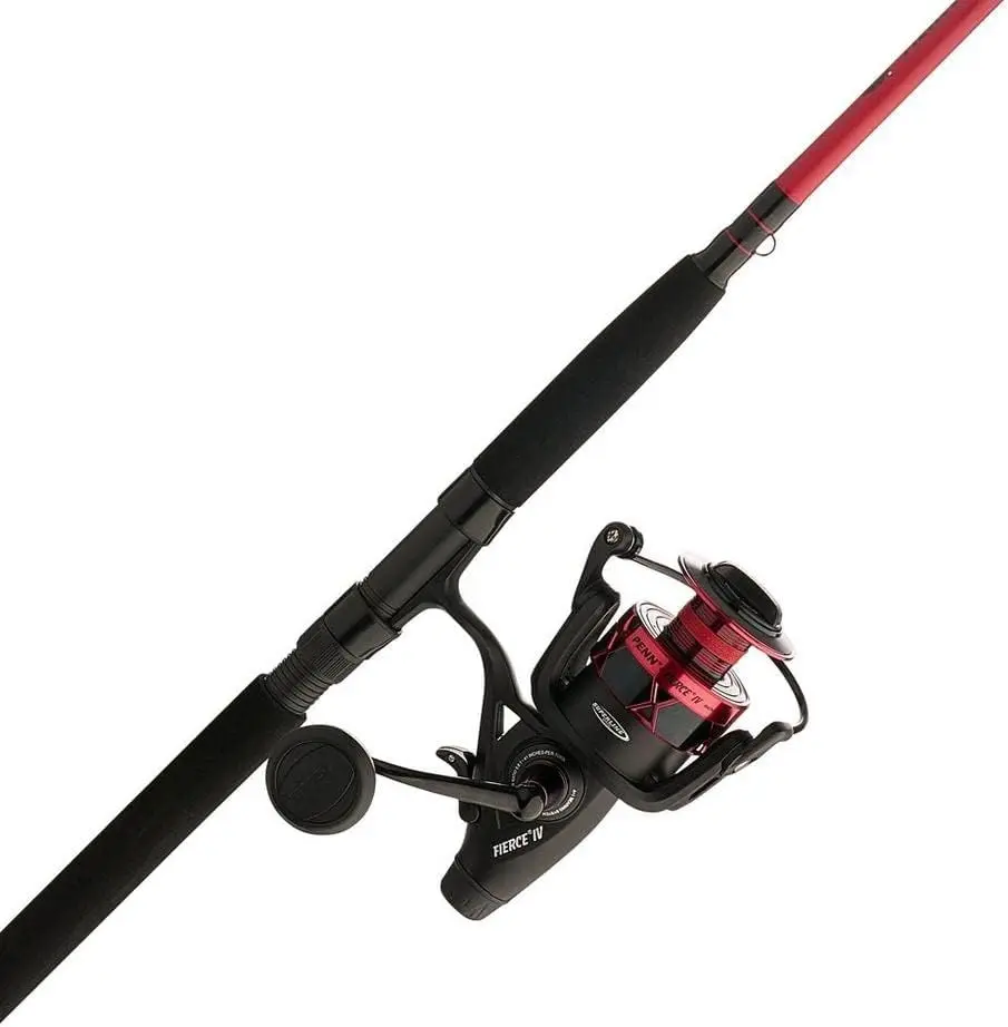 PENN Fierce IV Spinning Reel and Fishing Rod Combo
