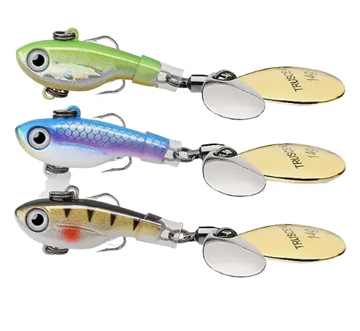 TRUSCEND Fishing Spoon with Triple Strengthened Hook